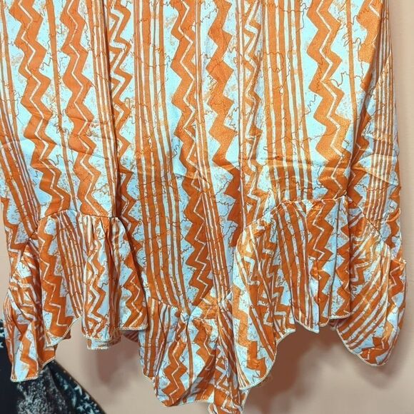 Karma Highway Adjustable Strap Ruffle Bottom Summer Dress OS - Picture 6 of 9